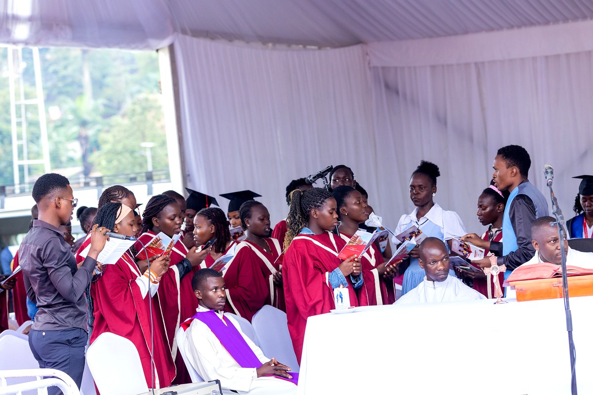 Students studying
