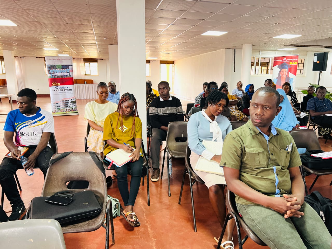 Participants attending the CBC training session